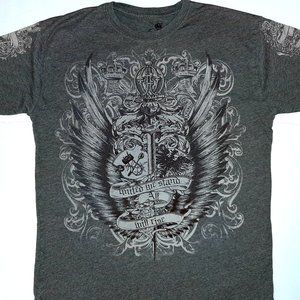 Med Taupe Helix Graphic T-Shirt